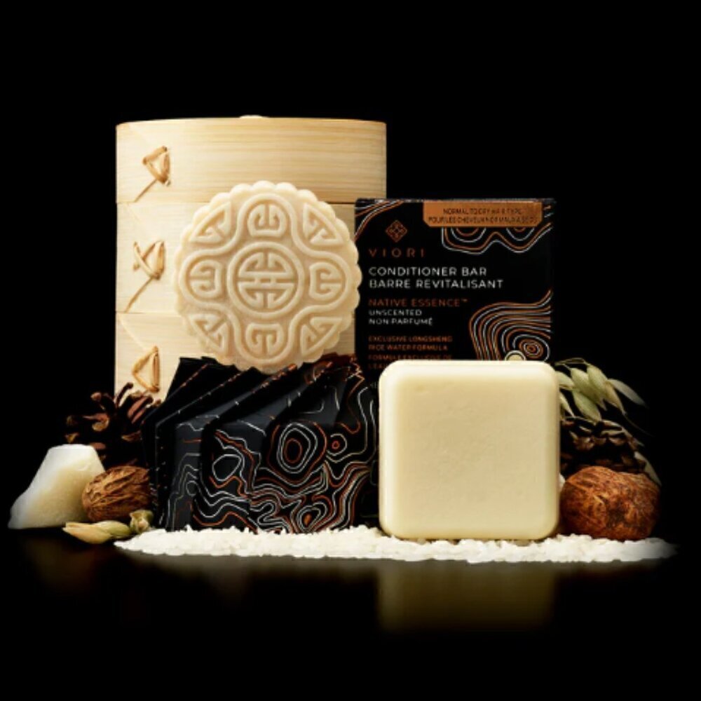 NEW!Viori Shampoo Bar+Conditioner Bar+Bamboo Holder Set -NATIVE ESSENCE™